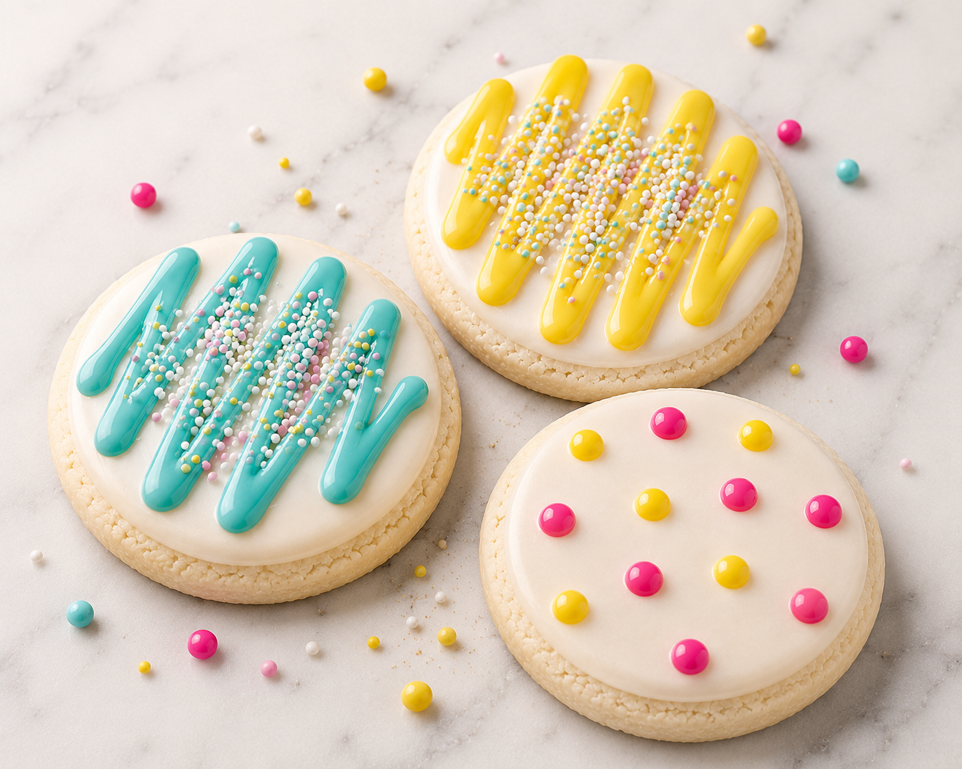 Iced Shortbread Cookies