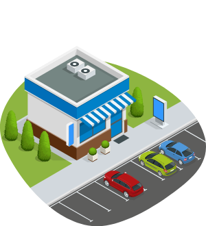 isometric-shop-with-car-park
