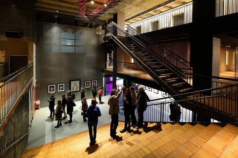 photo of central staircase