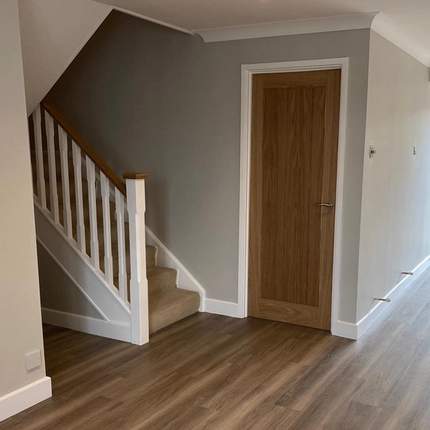Completed stairs and ground floor renovation in Caversham, Reading.