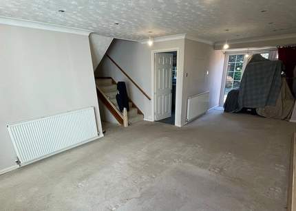 Ground-floor interior before work begun in Caversham, Reading