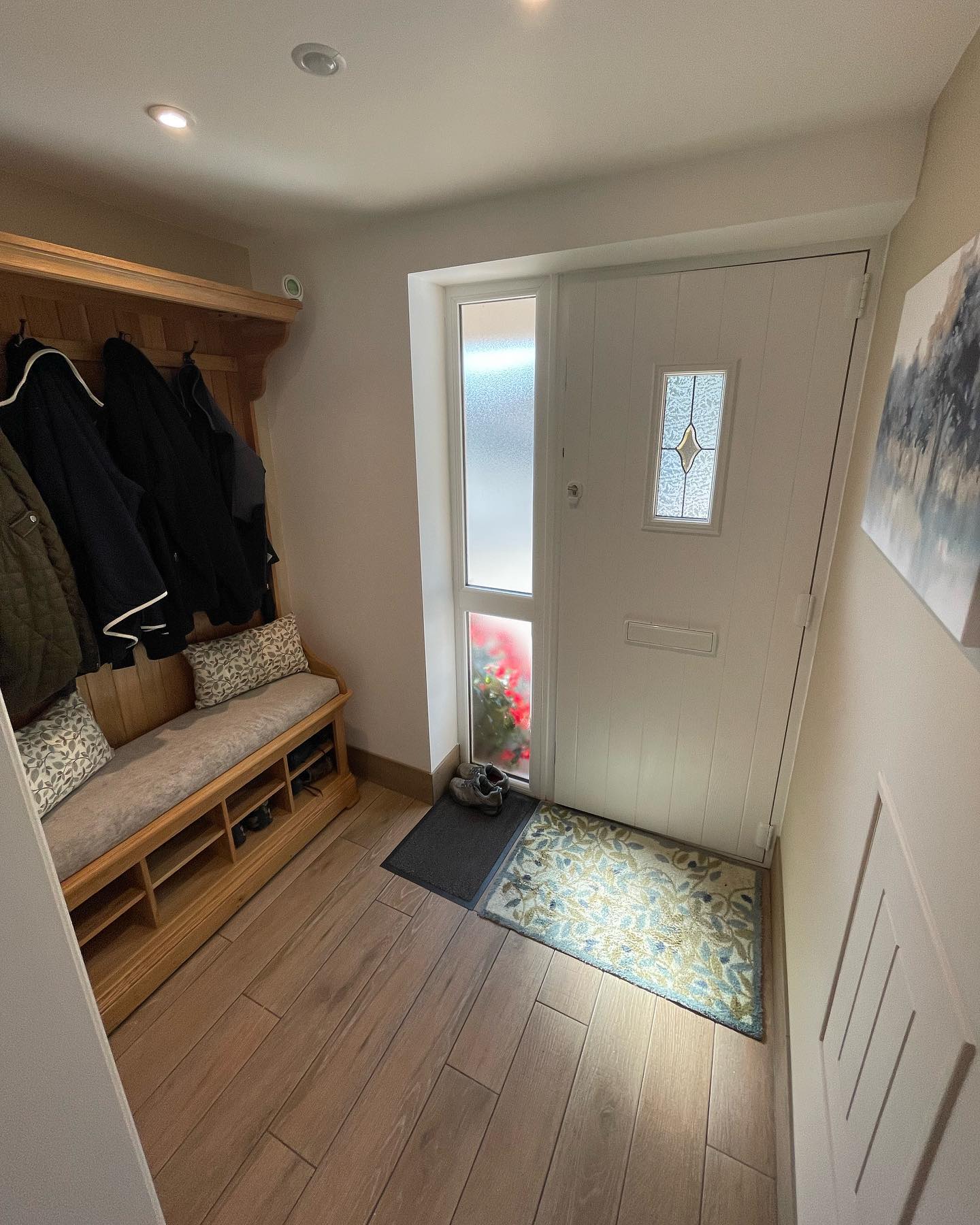 Completed porch extension in Caversham, Reading