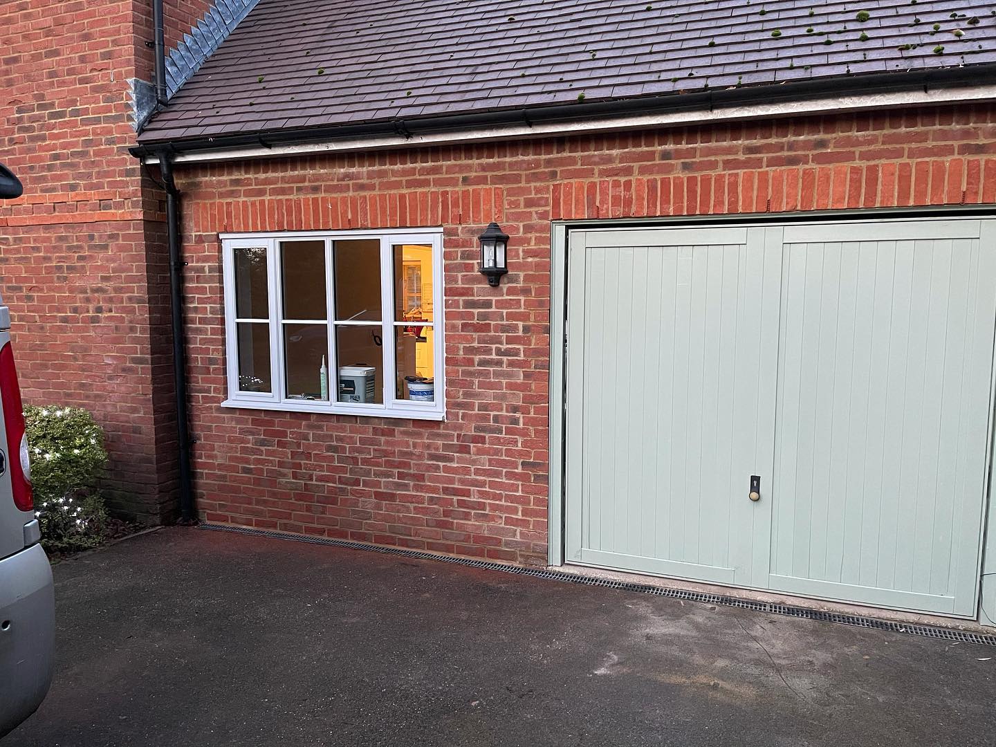 Completed garage conversion in Hurst, Wokingham