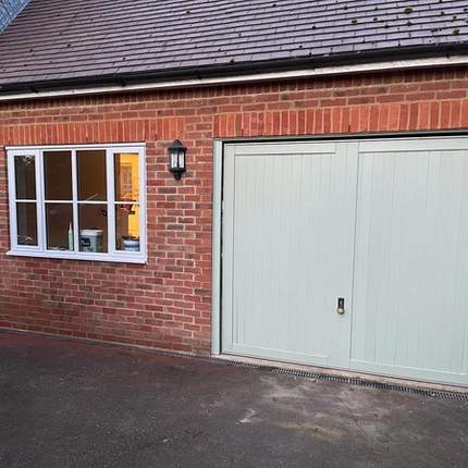 Completed garage conversion in Hurst, Wokingham