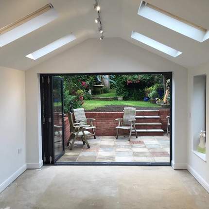 Completed extension in Henley, Oxfordshire