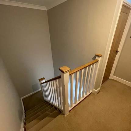 Completed stairs and ground floor renovation in Caversham, Reading.