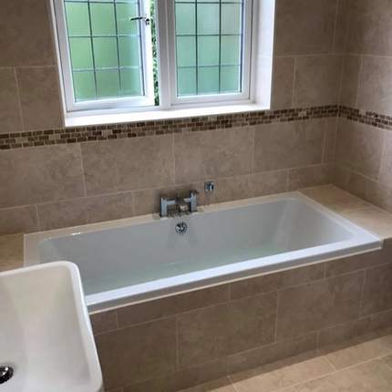 Completed ensuite bathroom renovation in Caversham, Reading