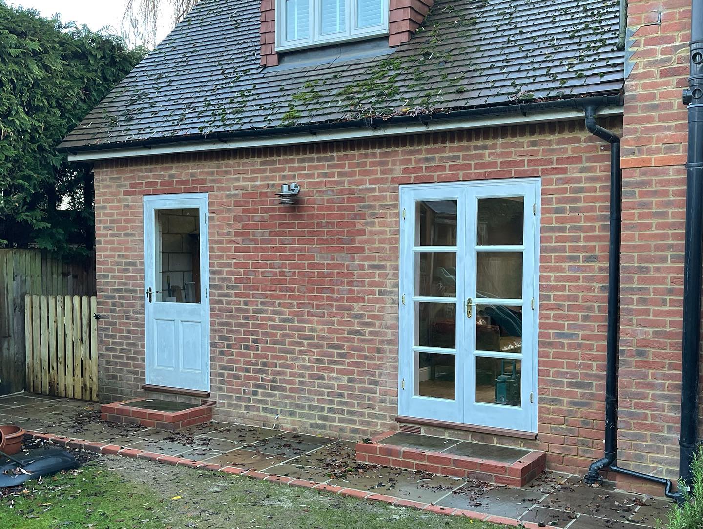 Completed garage conversion in Hurst, Wokingham