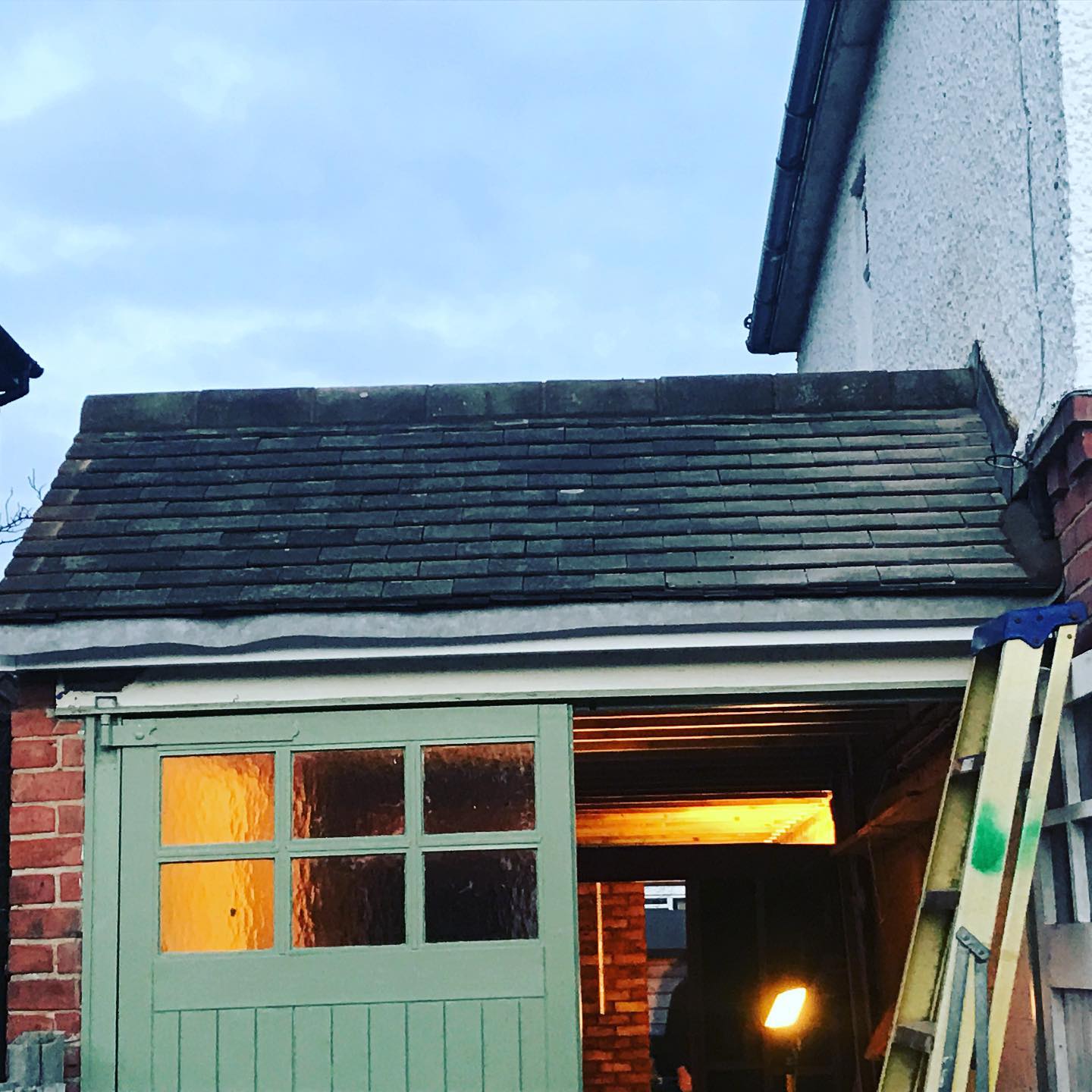 Completed extension and patio in Caversham, Reading