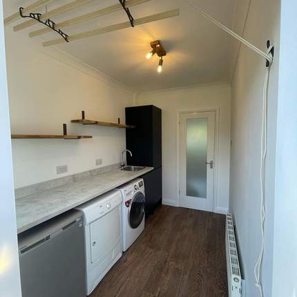 Completed utility room, from back door, in Earley, Reading
