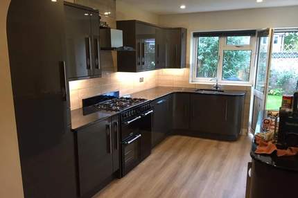 Competed kitchen renovation in Tilehurst, Reading