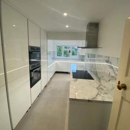 Completed kitchen in Caversham, Reading