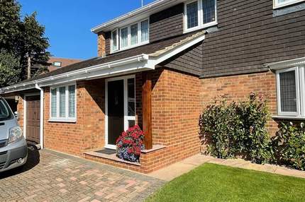 Completed porch extension in Caversham, Reading