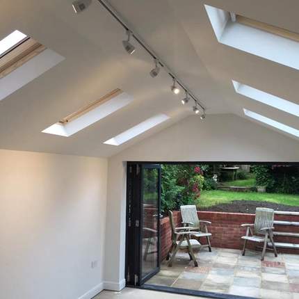 Completed extension in Henley, Oxfordshire