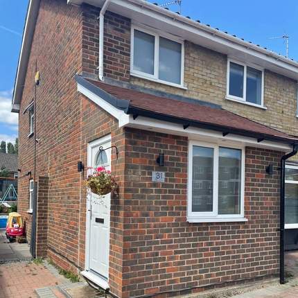 Completed porch roof in Southcote, Reading