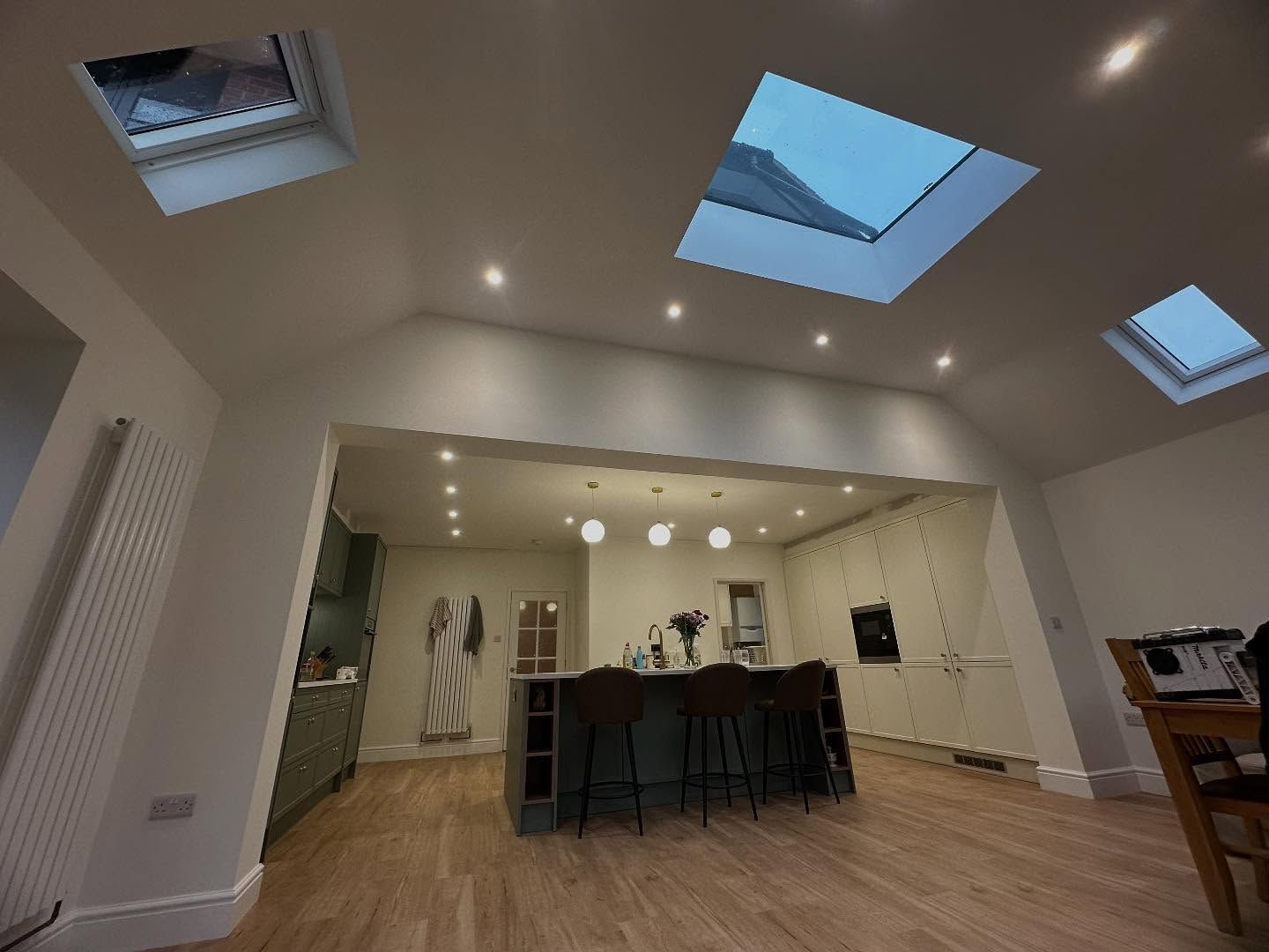 Inisde of completed extension in Wokingham