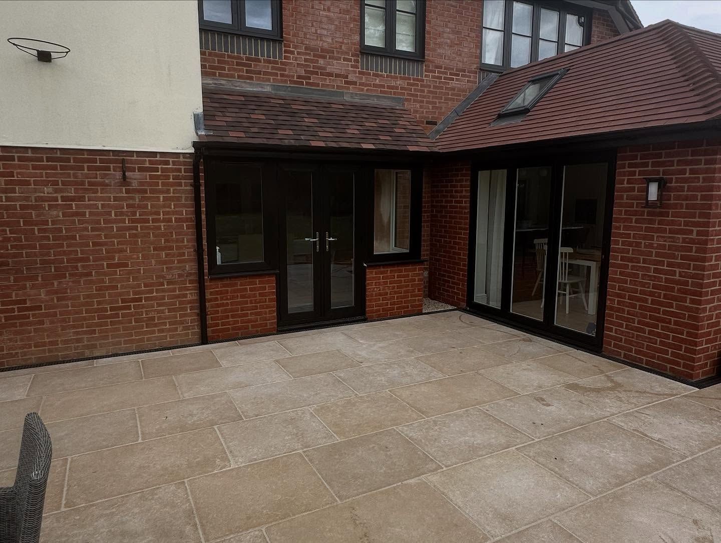 New bifold doors, extension and patio in Wokingham