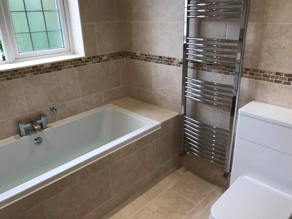 Completed ensuite bathroom renovation in Caversham, Reading
