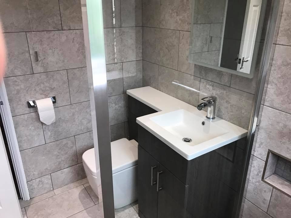 Competed bathroom renovation in Caversham, Reading