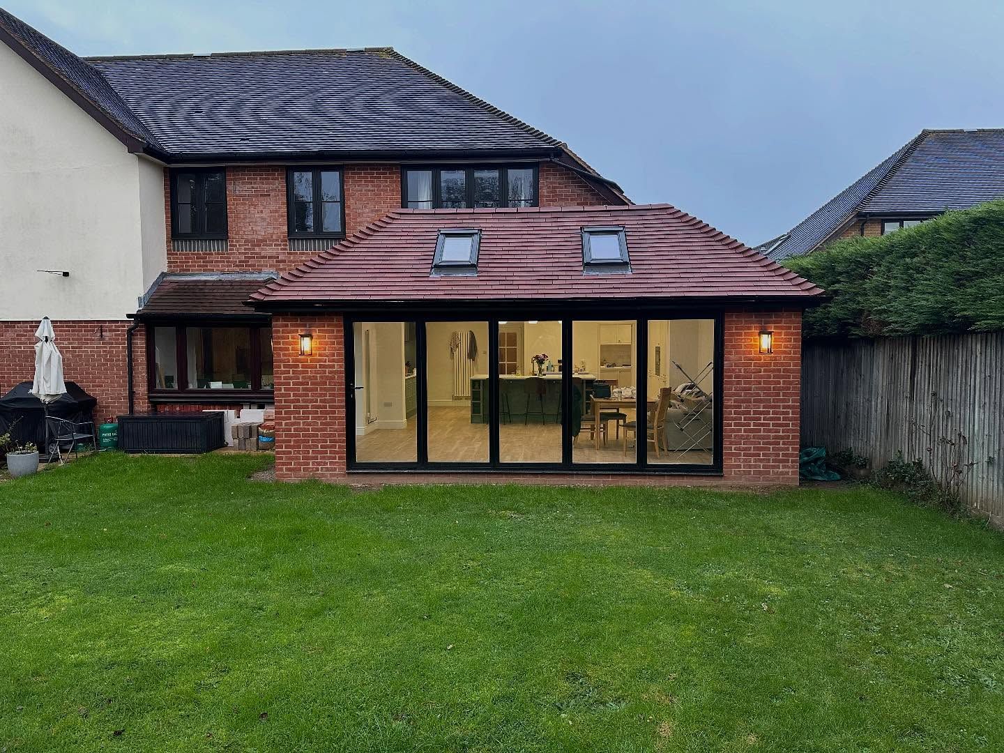 Outside of completed extension in Wokingham