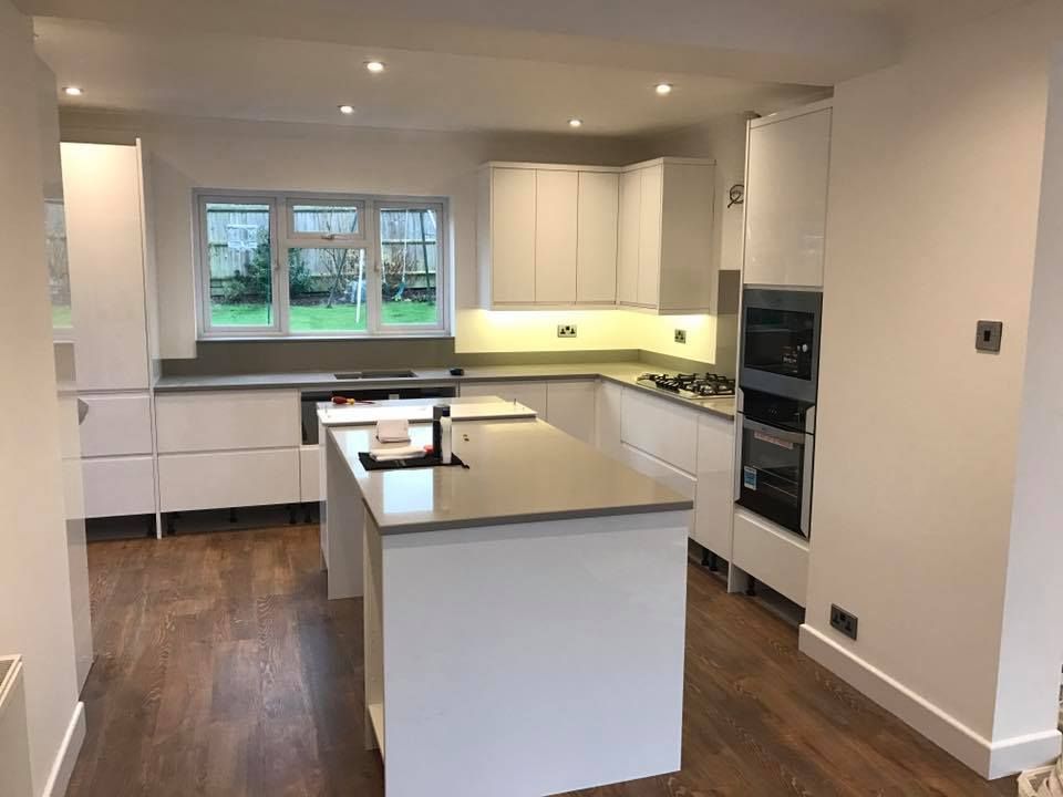 Completed kitchen renovation in Earley, Reading