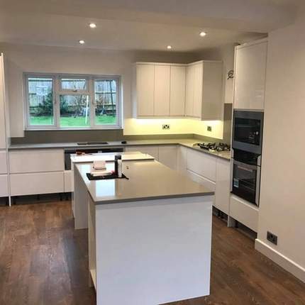 Completed kitchen renovation in Earley, Reading