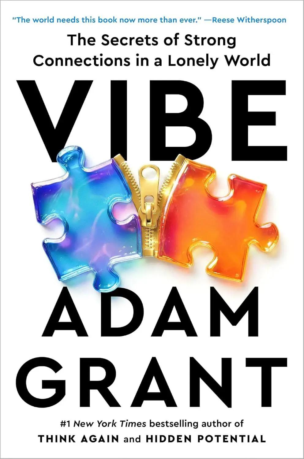 Two puzzle pieces joined at the center with a zipper portraying a connection between two people.