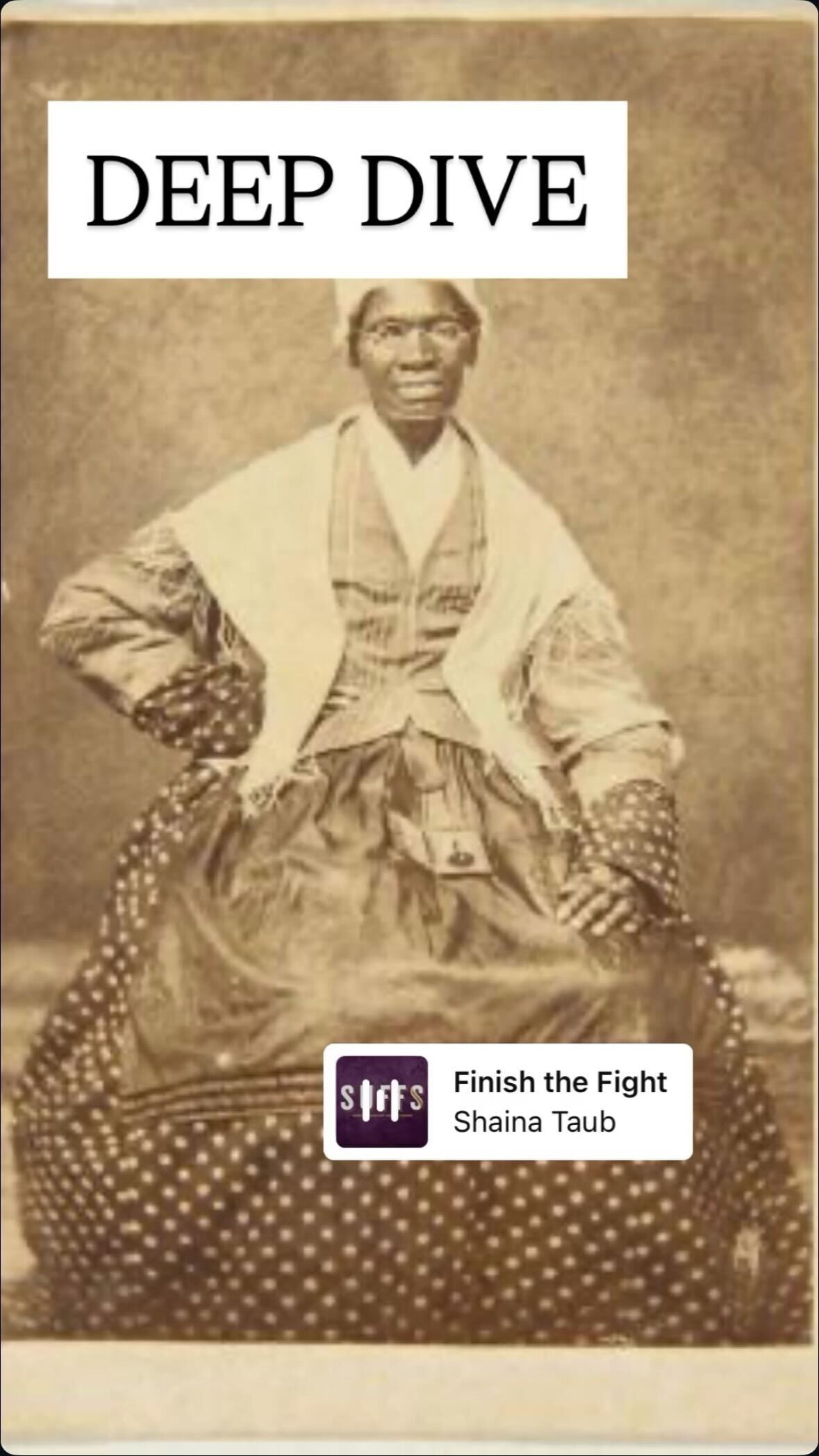 The opening screen of a deep dive