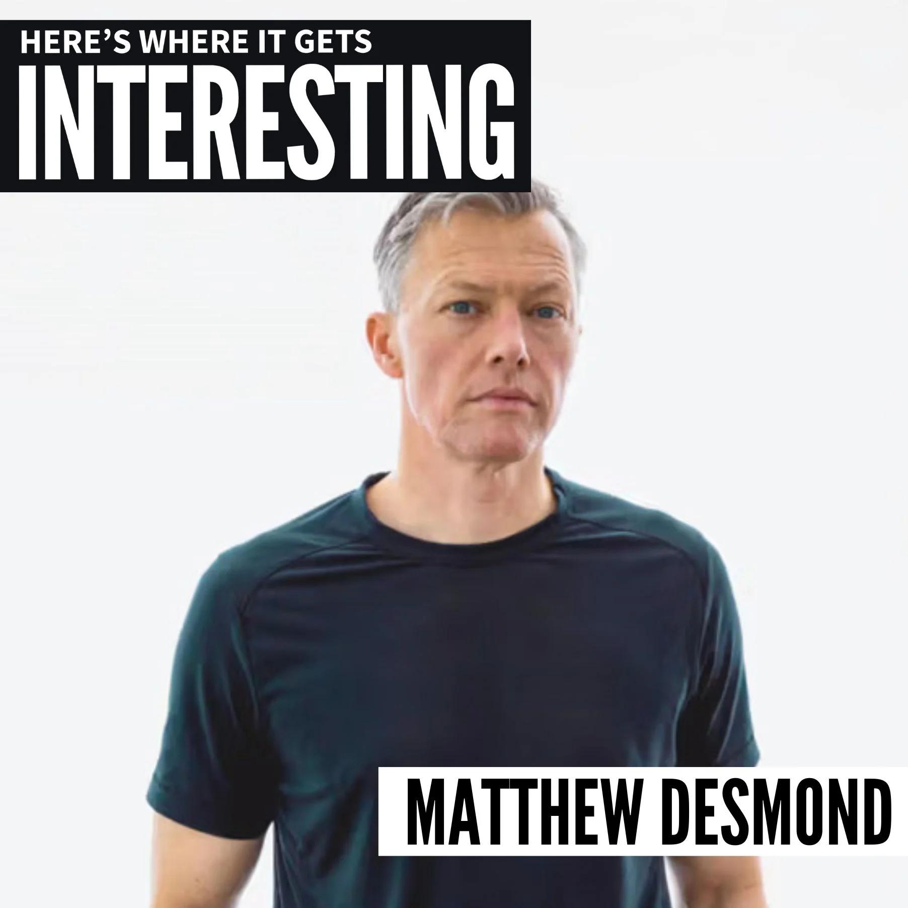 Podcast tile for Poverty In America with Matthew Desmond