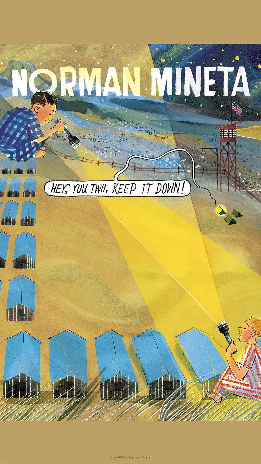 Illustration of Norman Mineta from We Are Mighty