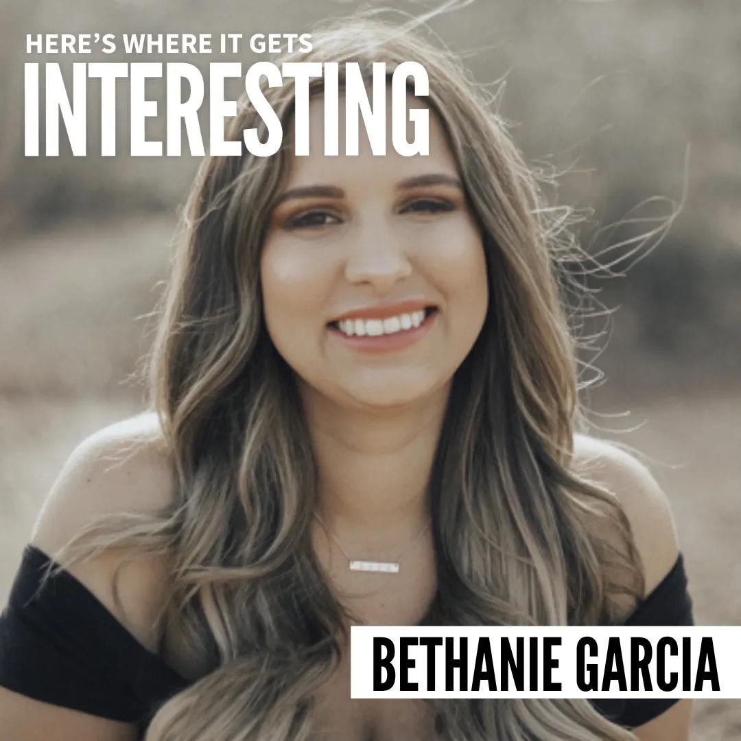 Podcast tile for Arkansas: The Lost Year with Bethanie Garcia on Here's Where It Gets Interesting