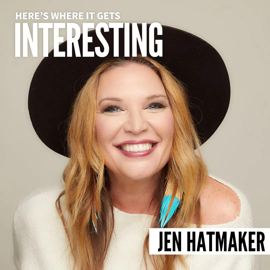Podcast tile for Changing Ideologies with Jen Hatmaker on Here's Where It Gets Interesting