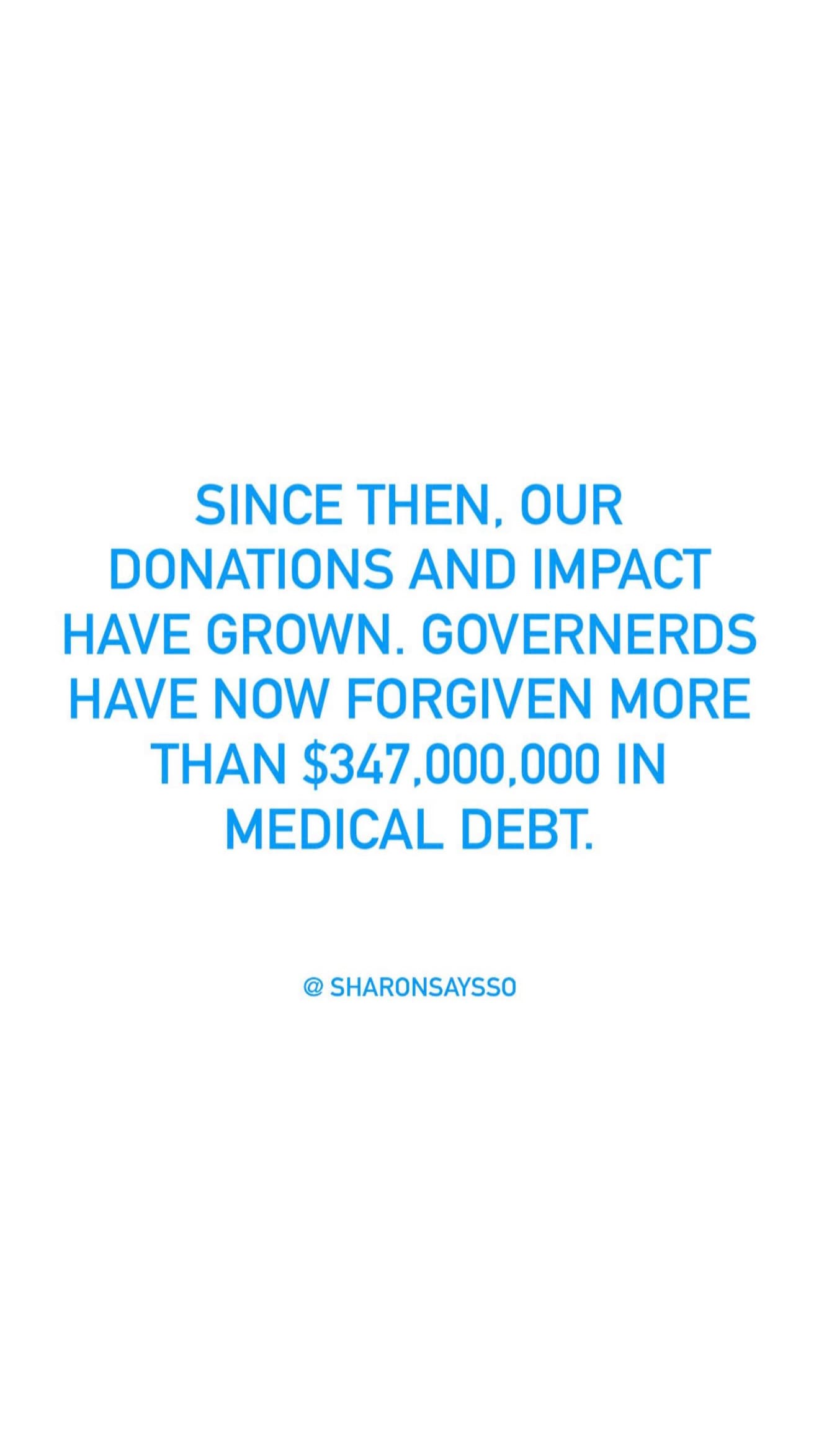 Since then, our donations and impact have grown.