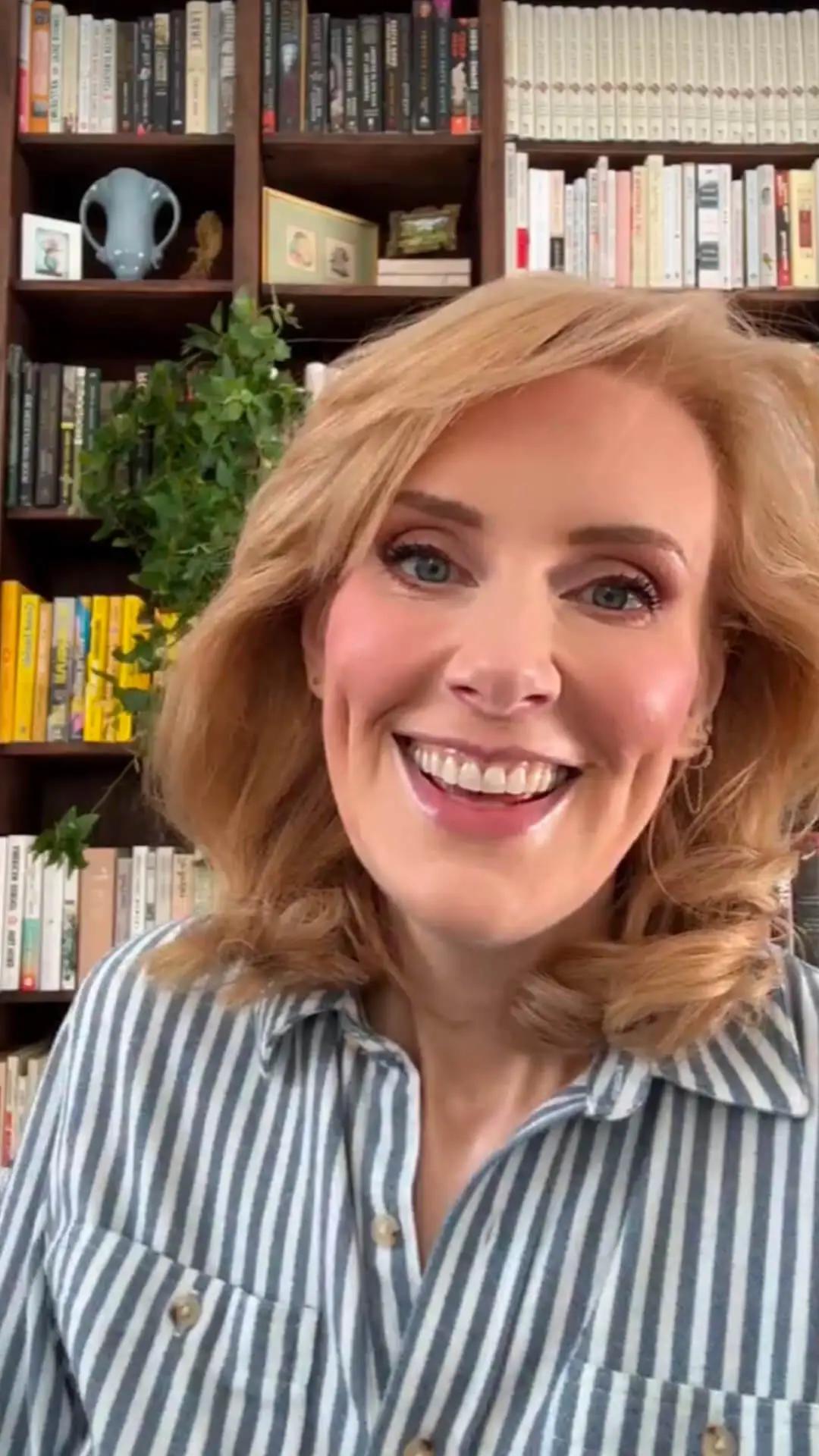 Sharon on an Instagram Live