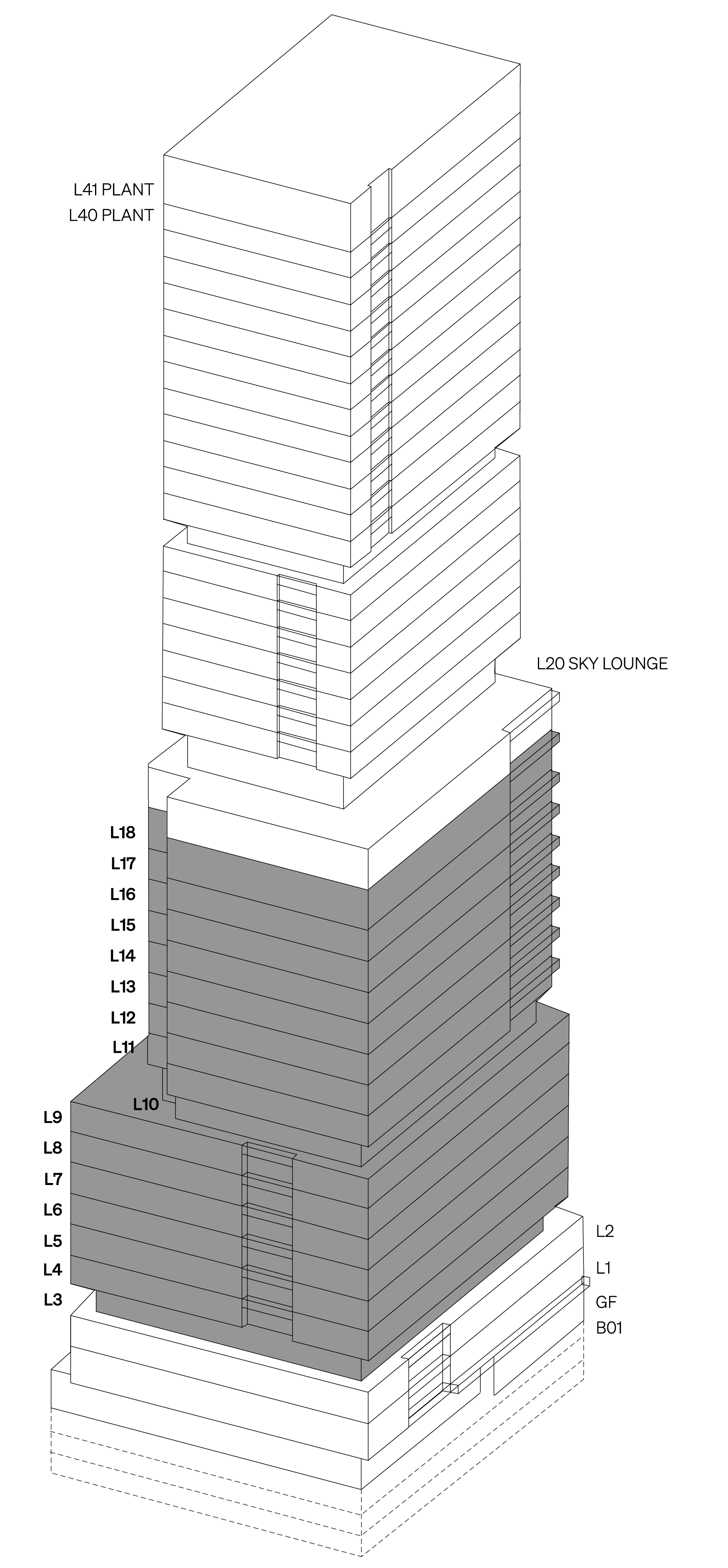 LEVELS 3-18 A CORPORATE OASIS