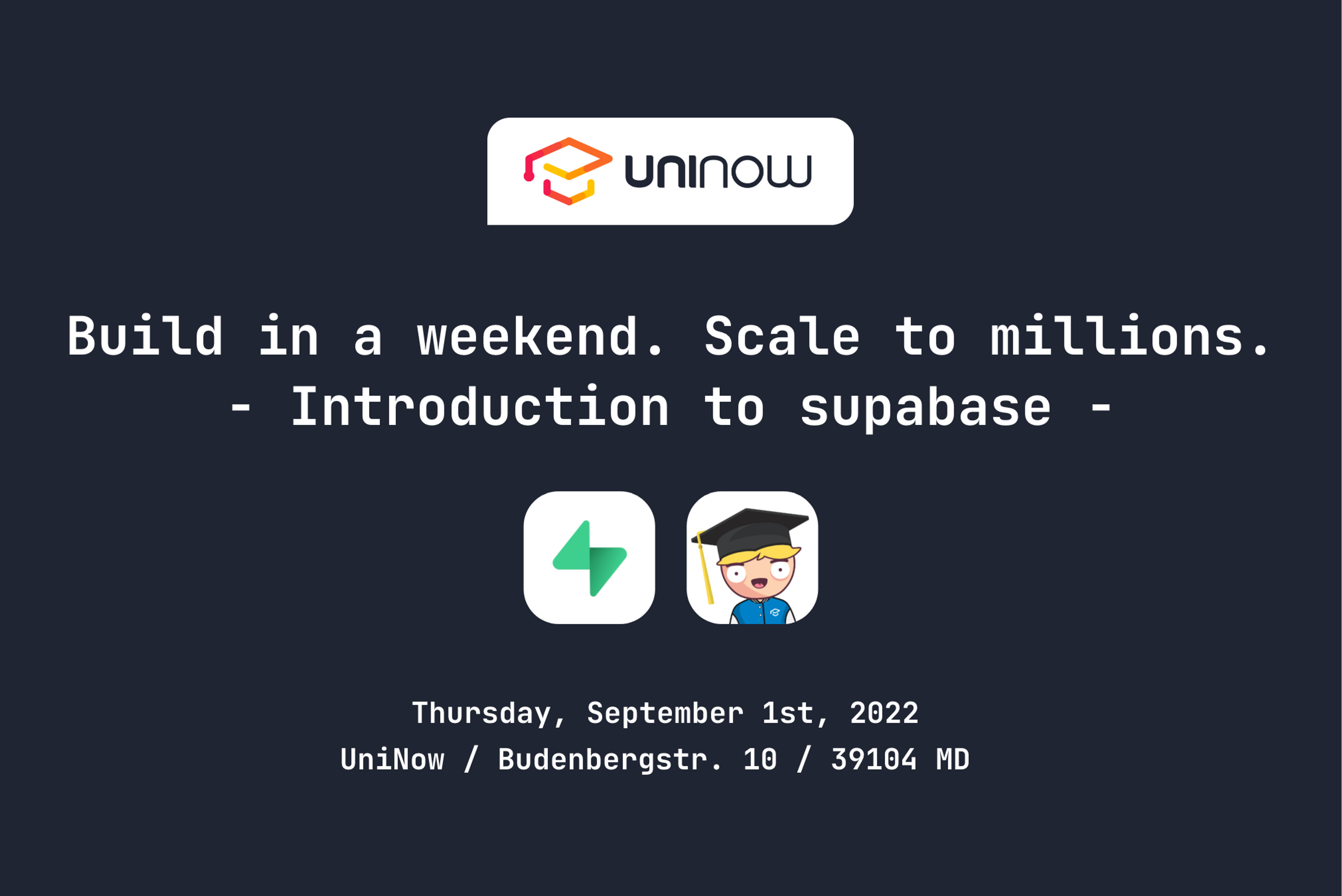 Build in a weekend. Scale to millions - Introduction to supabase