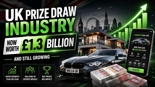 The UK Prize Draw Industry Is Now Worth £1.3 Billion. It Might Not Be Done Growing