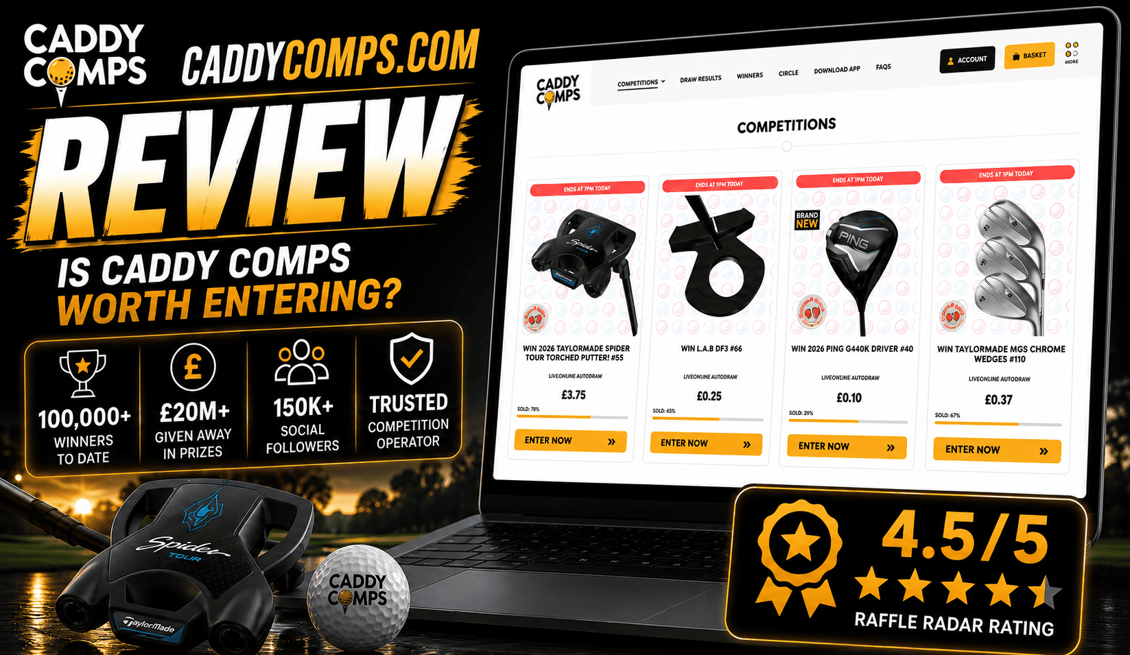 Caddy Comps Review