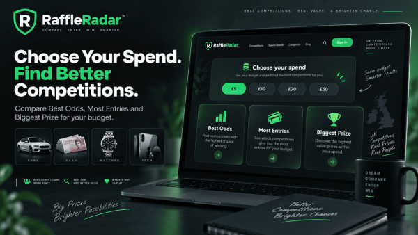 A Smarter Way to Search Competitions: Introducing Spend Search on RaffleRadar