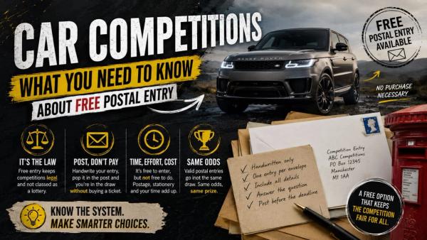 The Small Print That Changes Everything: Free Postal Entry in UK Car Competitions