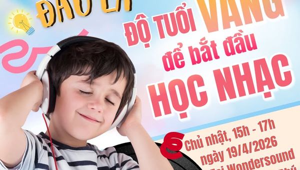Độ tuổi vàng để bắt đầu cho con học nhạc cụ