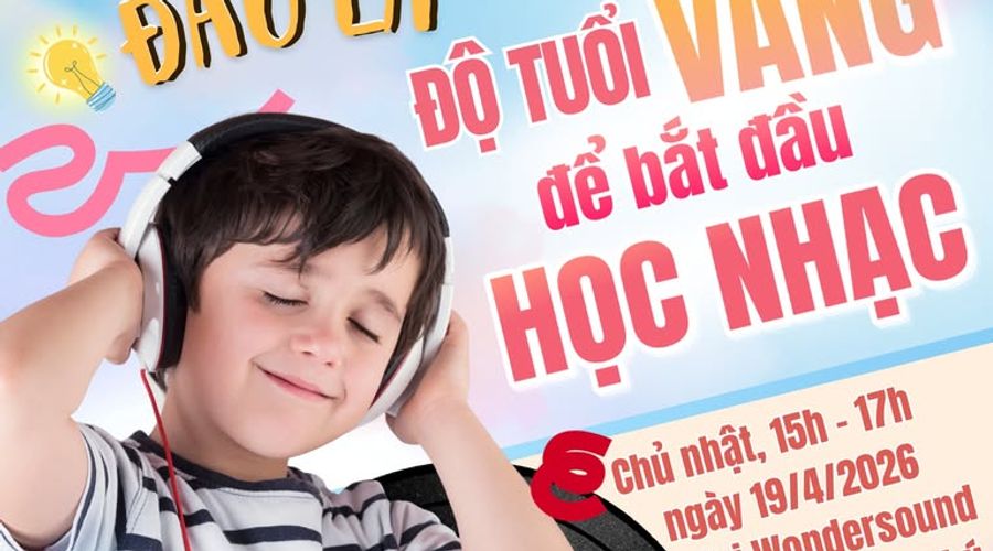 Độ tuổi vàng để bắt đầu cho con học nhạc cụ