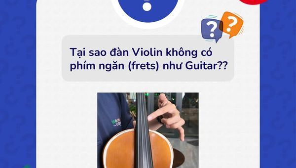 Tại sao đàn Violin không có phím bấm như Guitar?