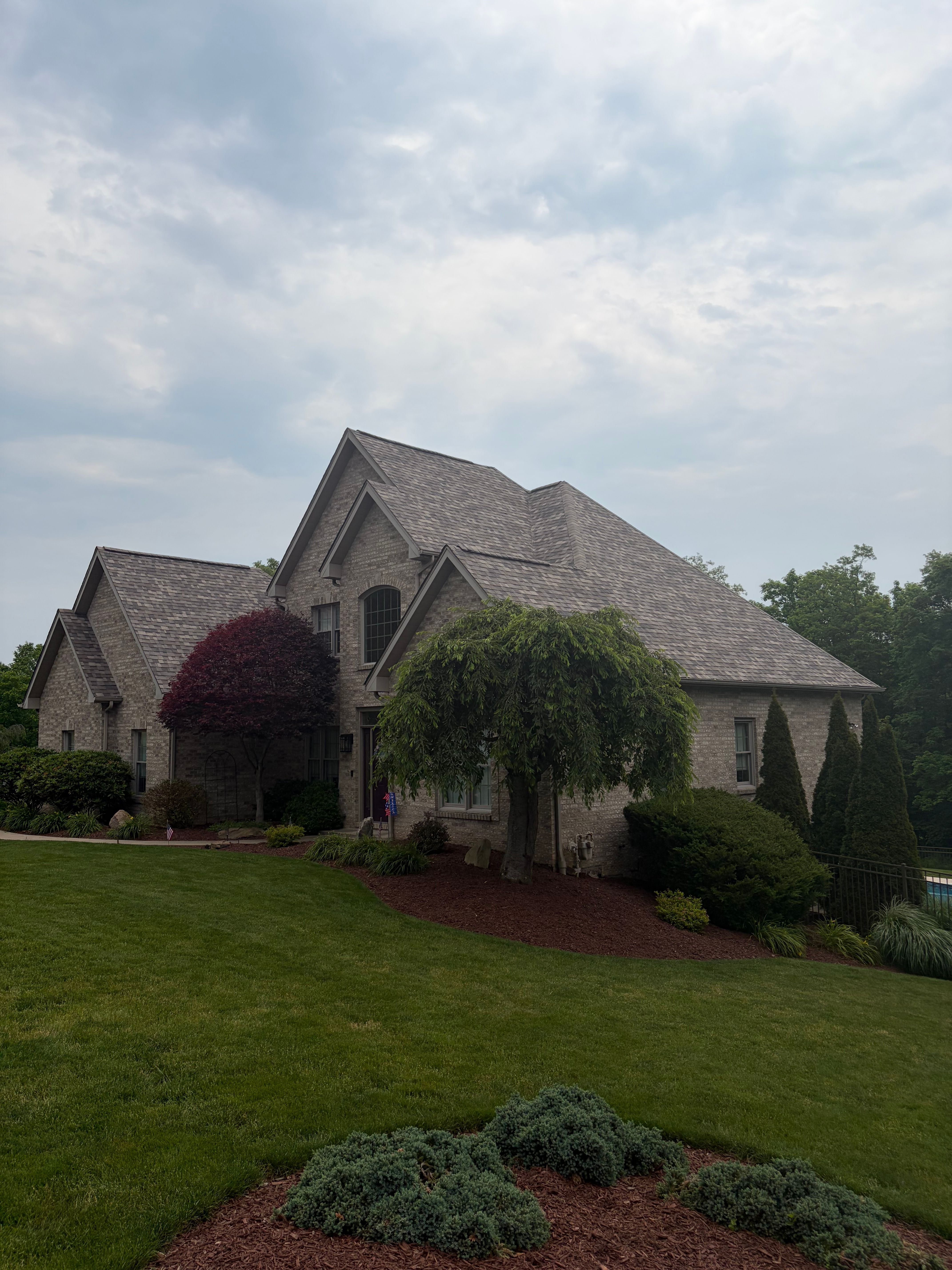 Home exterior with a new roof in Westmoreland County