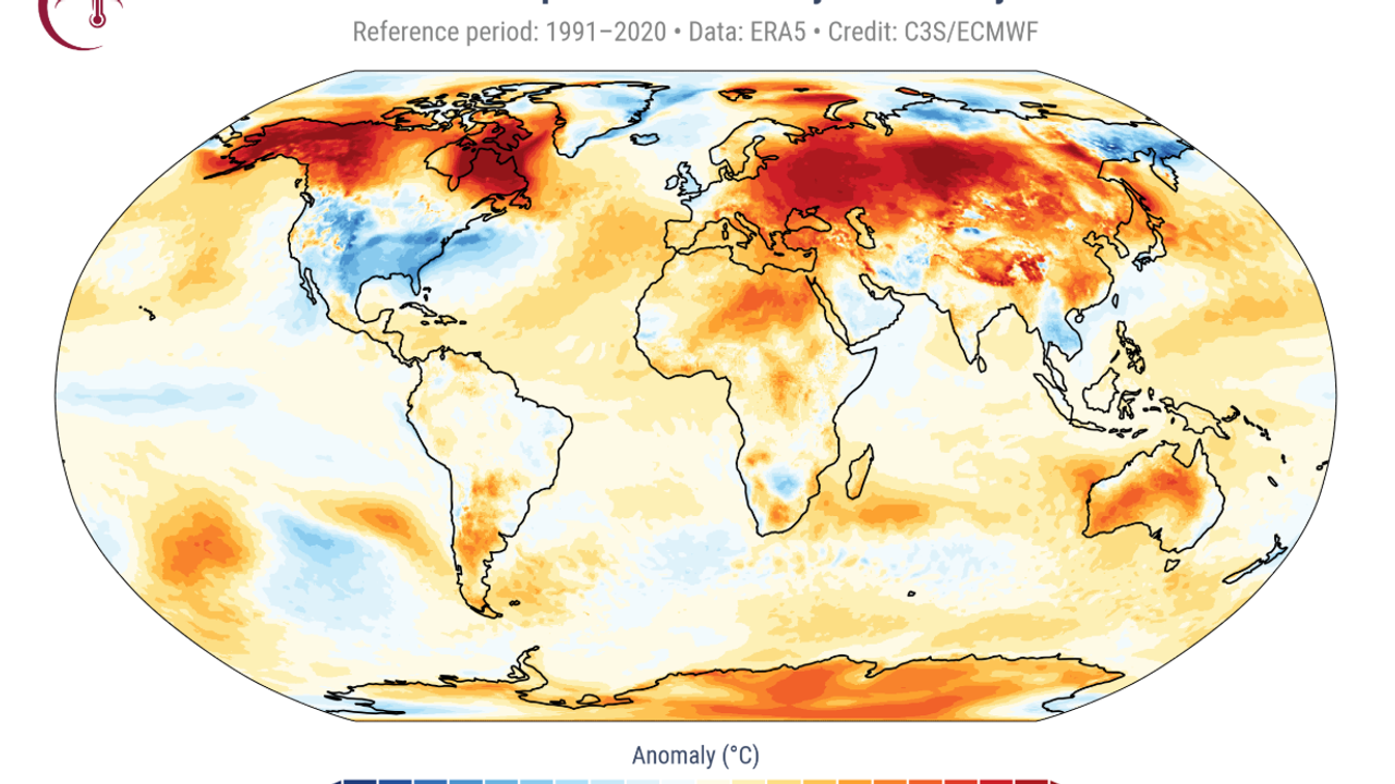 January 2025 was the warmest on record globally