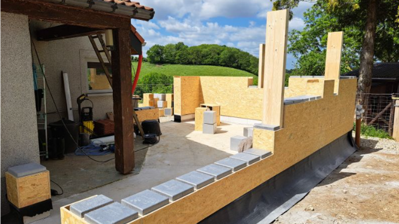 Literally make your house out of recycled "Lego Bricks"