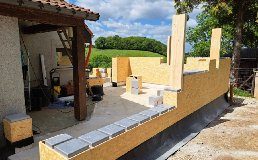 Literally make your house out of recycled "Lego Bricks"