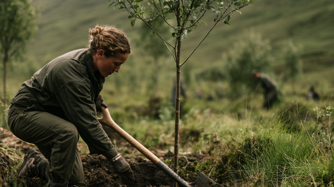 Planting Trees in the highlands