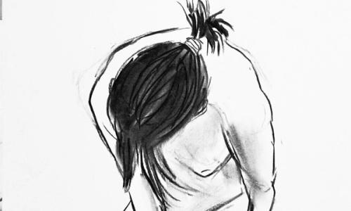 Matt Freeth Life Drawing exhibition in the Snug