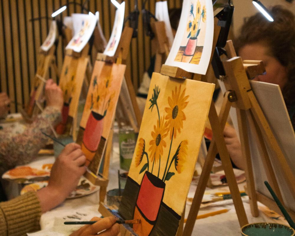 Sip and Paint - Autumn Meadow